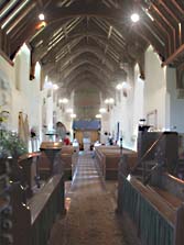 Looking down the aisle at St Peters