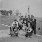 The cycle speedway team in 1955