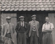 The brothers Ling; William, George, Frank & John, around 1950