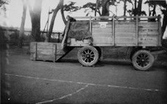 Robert Smith's sheep dressing wagon