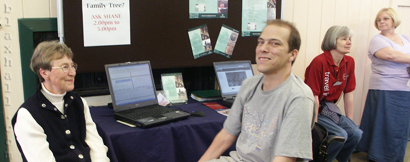 Shane casts a suspicious eye at the photographer