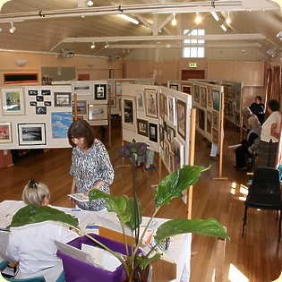 Village Scenes Art show at Blaxhall Festival