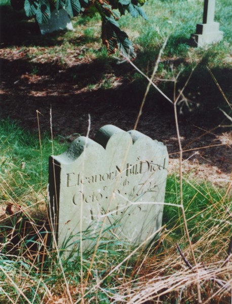Resting place of Eleanor Mills