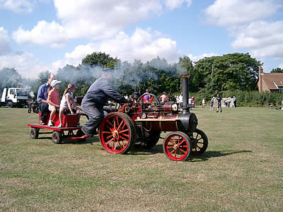 Steam Engine at Blaxhall Fete